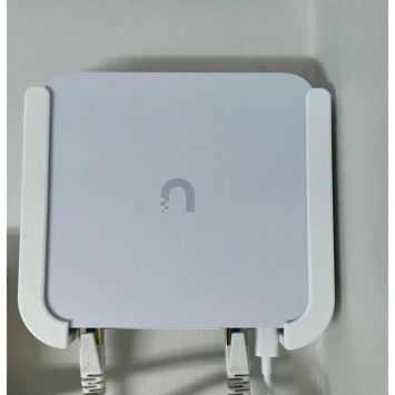 Wandhouder voor Unifi Cloud Gateway Ultra / Gateway Max + adapterhouder – muurbeugel voor gateway
