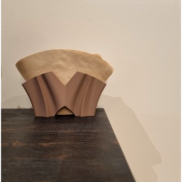 Koffiefilterhouder – wand- of kastdeurhouder voor papieren filters