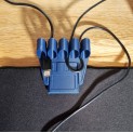 Kabelhouder voor muismat – kabelclip voor bureau en gaming setup
