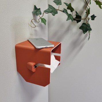 Tech papierhouder – retro design toiletrolhouder of keukenrolhouder