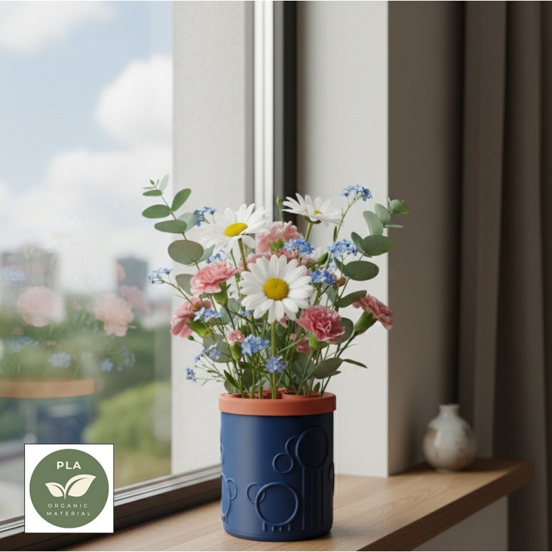 Bloempot “Circle Pot” – design pot voor droogbloemen