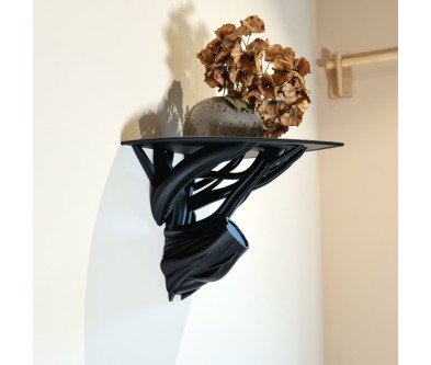 Wandplank “Branch Shelf” – sculpturale design plank