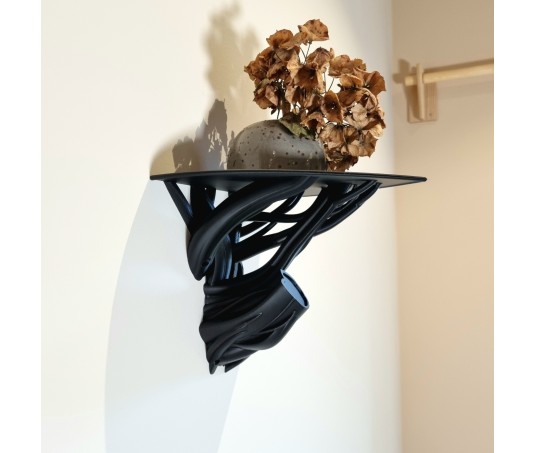 Wandplank “Branch Shelf” – sculpturale design plank