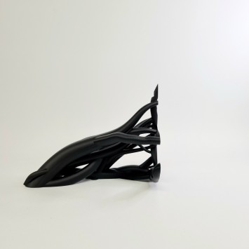 Entangle Shelf – 3D-geprinte wandplank met houten plank