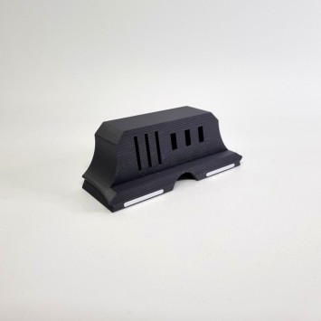 Wandhouder voor hoofdtelefoon – headset hanger met vakjes voor USB en geheugenkaart