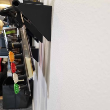 Sprayflessenhouder / penselenhouder – wandopberging voor car detailing