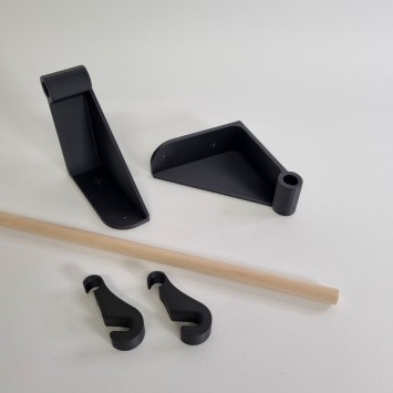 Sprayflessenhouder – verlengstuk voor detailing wandopberging