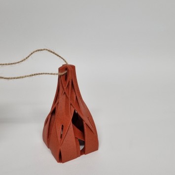 Asymmetrische boom – 3D-geprinte decoratie met LED