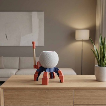 Home Robot standaard voor HomePod mini – speelse design speakerstand