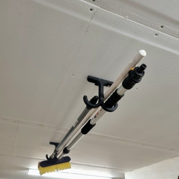 Garagehaak – stevige wandhaak voor garage, berging en werkplaats