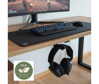 Onderbureauhouder voor hoofdtelefoon – headset haak voor onder tafel of plank