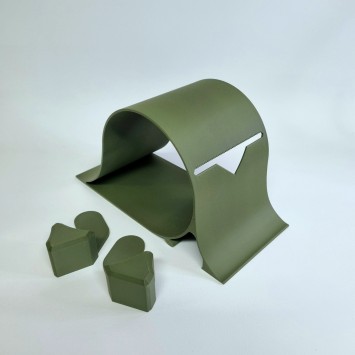 Toiletrolhouder “Drop” – design papierhouder voor badkamer of toilet