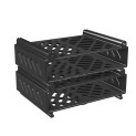 Mini rack voor UniFi netwerkapparatuur – modulair stapelrack Mini rack voor UniFi netwerkapparatuur – modulair stapelrack