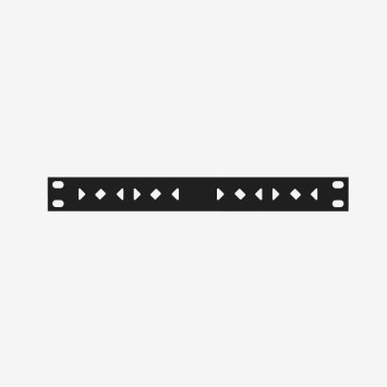 10" Rack-Ventilatorhouder voor 120–140 mm Ventilatoren
