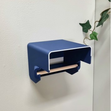 Tech papierhouder – retro design toiletrolhouder of keukenrolhouder