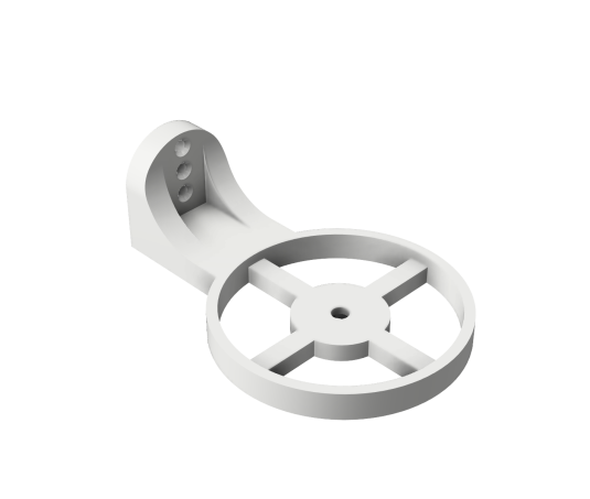 Muurbeugel voor Netatmo regen- en windsensor – wandhouder voor weerstation