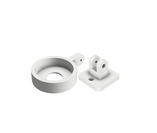 Verstelbare wandhouder voor Netatmo weerstation en camera – flexibele muurbeugel