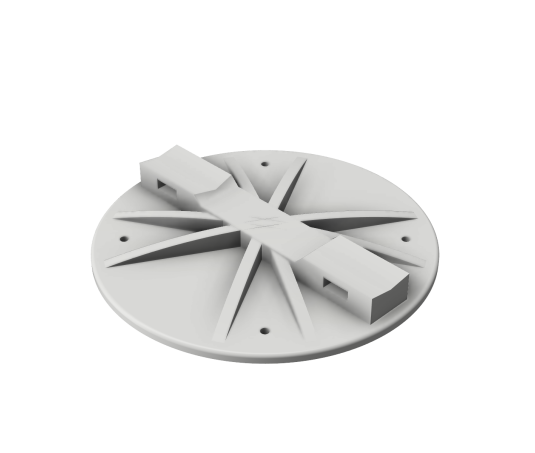 Buisbeugel voor Unifi U6 Pro WiFi AP – paalhouder voor access point