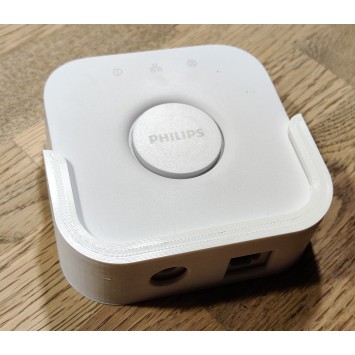 Wandhouder voor Philips Hue Bridge 2 – muurbeugel voor smart home hub