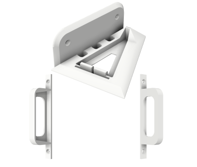 Wandhouder voor Starlink router Gen 1 met voedingsadapter – muurbeugel voor satellietinternet