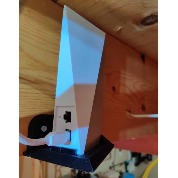 Wandhouder voor Starlink router Gen 1 met voedingsadapter – muurbeugel voor satellietinternet